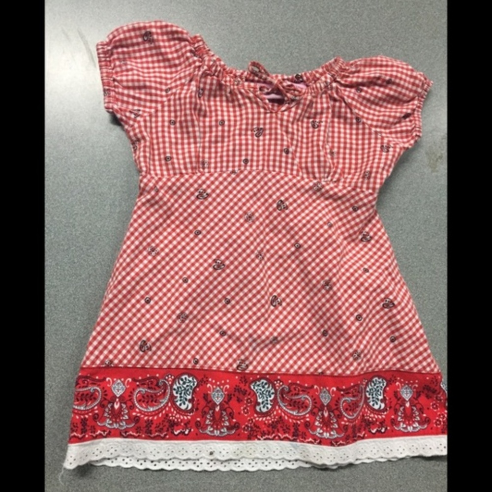 Red/white dress 12 month